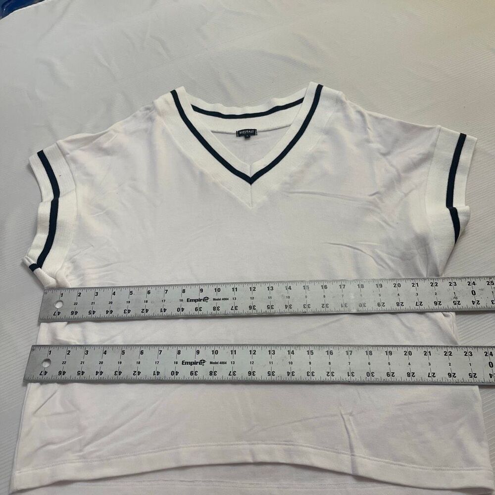 Bleusalt Malibu White Black Top Size 5 US 1X - Picture 4 of 7